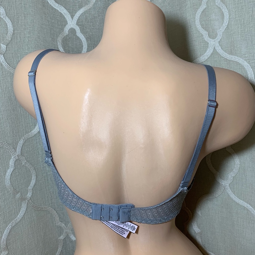 32B 32DDD VS Unlined Uplift Bra Gray - Picture 3 of 3